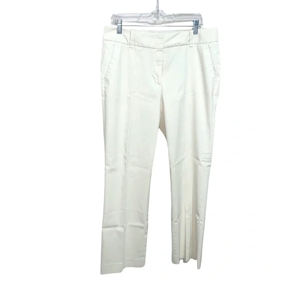 Talbots | Pants & Jumpsuits | Talbots Womens Ivory Heritage Cotton Blend Dress  Pants Sz 2 | Poshmark